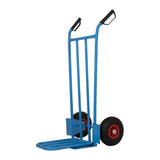 Mm steekwagen blauw + klep 200 kg. - afbeelding 1