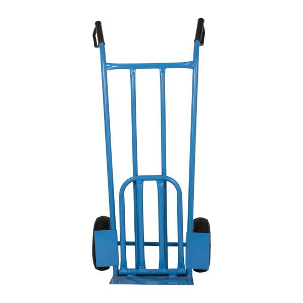 Mm steekwagen blauw + klep 200 kg.