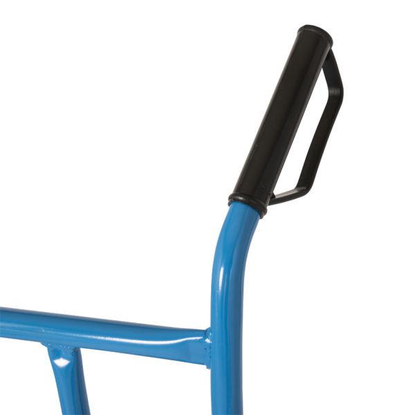 Mm steekwagen blauw + klep 200 kg.