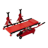 Topgear ligkar+krik 2 ton+assteunenset - afbeelding 1