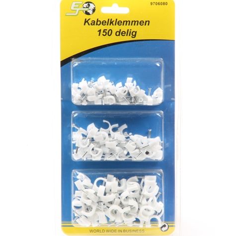 Kabelklemmen 150 delig*