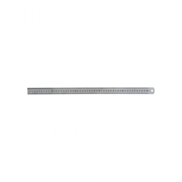 Liniaal 50 cm. rvs