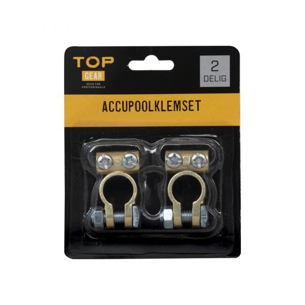 Topgear accupoolklemset 2-delig