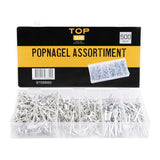 Topgear popnagel assortiment 500-delig - afbeelding 1