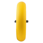 Antilek kruiwagenwiel 4.00-8 pu plastic geel - afbeelding 2