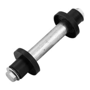 Antilek kruiwagenwiel 4.00-8 pu plastic geel - afbeelding 3