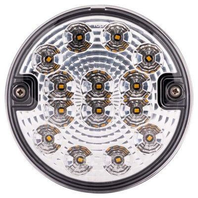 Ac hteruitrijlicht 140 mm. 12-24v led *