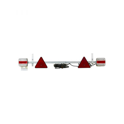 Trailergear verlichtingsbalk instelbaar led 7,5m 7-polig