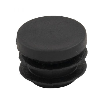 Insteekdop rond 19 mm. platte kop