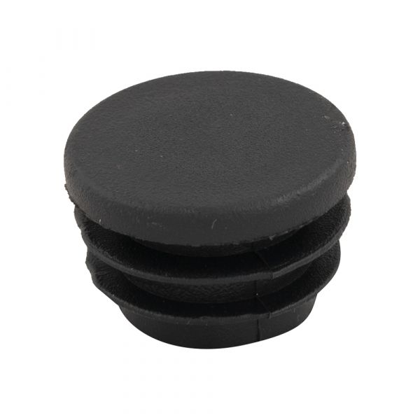 Insteekdop rond 22 mm. platte kop
