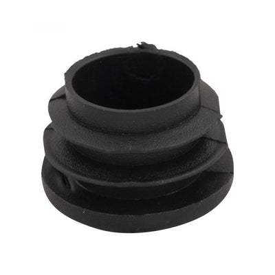 Insteekdop rond 22 mm. platte kop