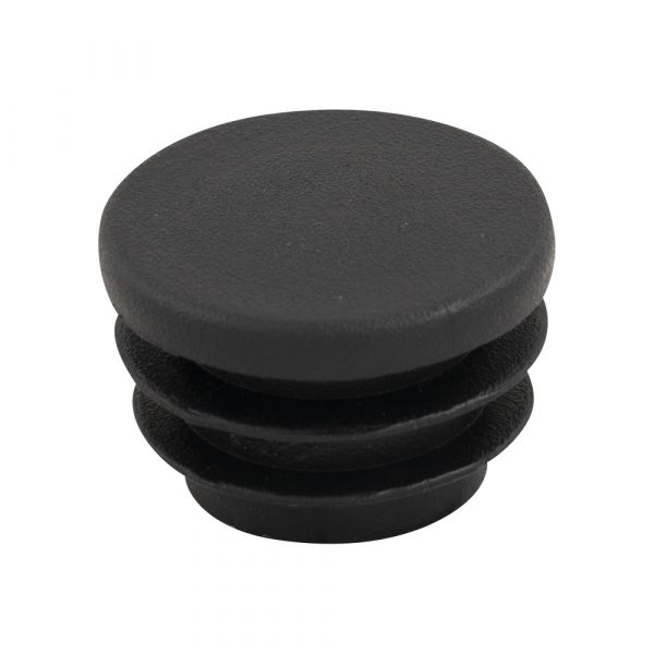 Insteekdop rond 25 mm. platte kop