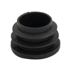 Insteekdop rond 25 mm. platte kop