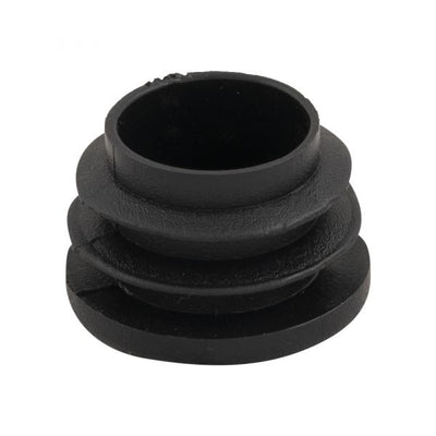 Insteekdop rond 25 mm. platte kop