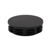 Insteekdop rond 80 mm. platte kop