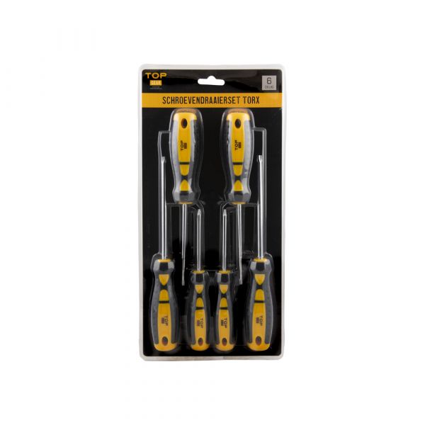 Topgear schroevendraaierset torx 6 delig