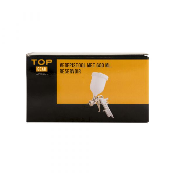 Verfpistool met 600 ml. reservoir