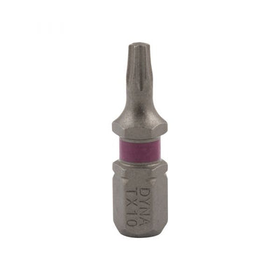 Schroefbit 25 mm tx-10 roze 10x