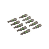 Schroefbit 25 mm tx-20 groen 10x - afbeelding 1