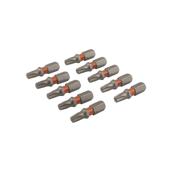 Schroefbit 25 mm tx-25 oranje 10x
