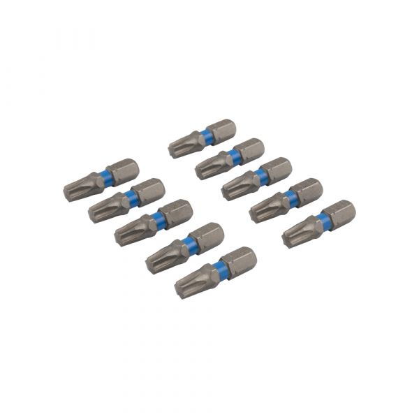 Schroefbit 25 mm tx-30 blauw 10x