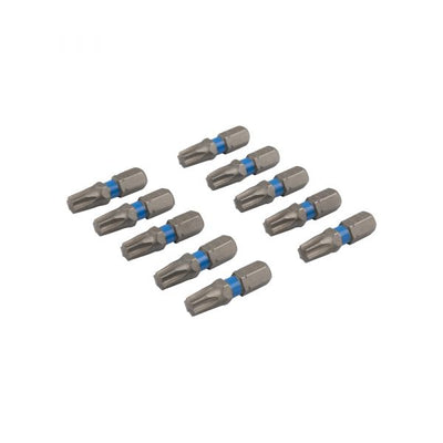 Schroefbit 25 mm tx-30 blauw 10x