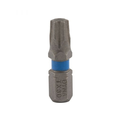 Schroefbit 25 mm tx-30 blauw 10x