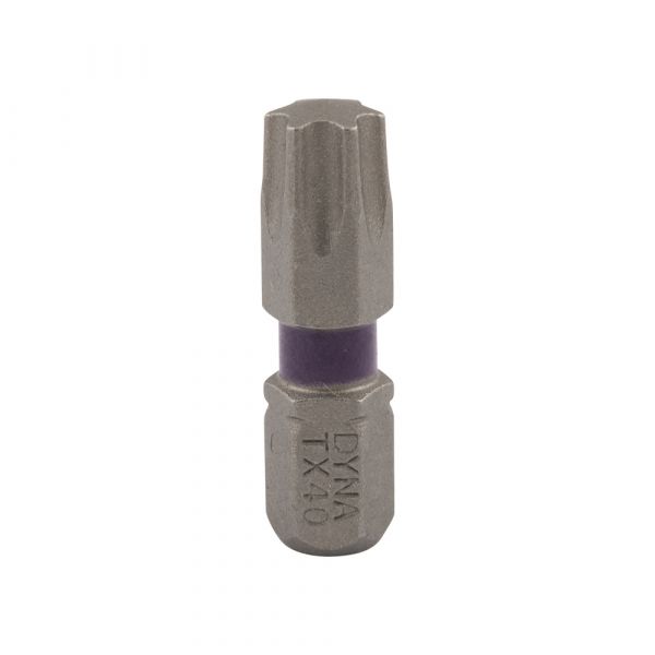 Schroefbit 25 mm tx-40 paars 10x