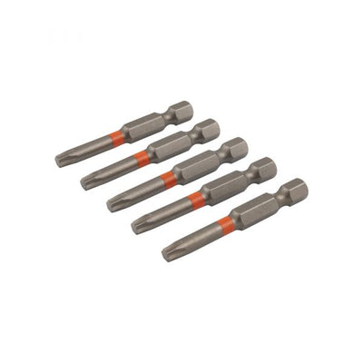 Schroefbit 50 mm tx-25 oranje 5x