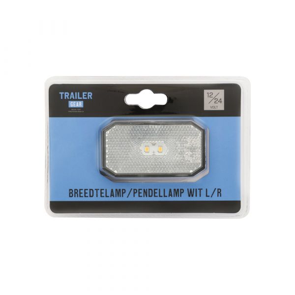 Trailergear breedtelamp pendellamp wit l r