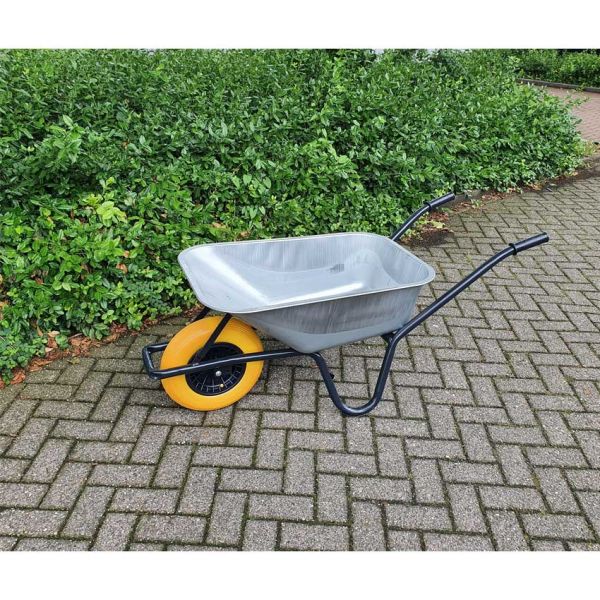Kruiwagen gegalv bak anti-lek 85 liter