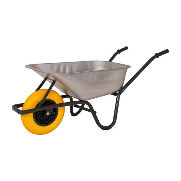 Kruiwagen gegalv bak anti-lek 85 liter