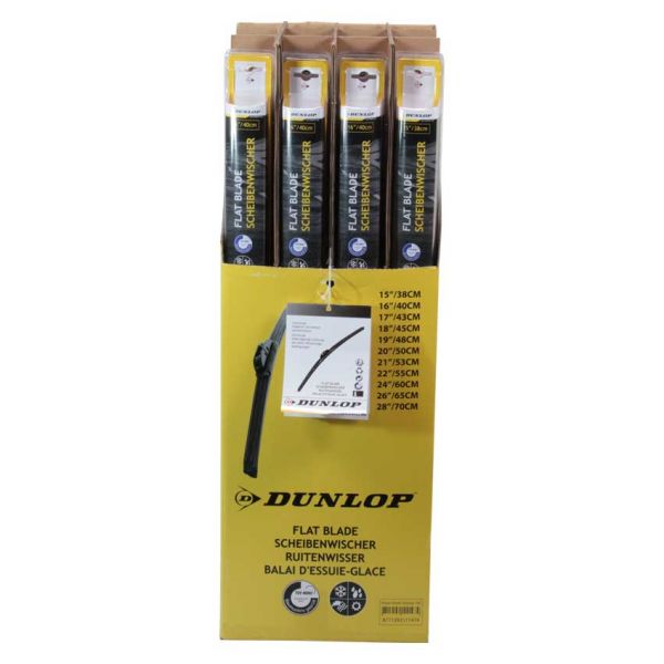 Display ruitenwissers dunlop