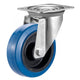 Tarsus zwenkwiel 160 mm. blauw