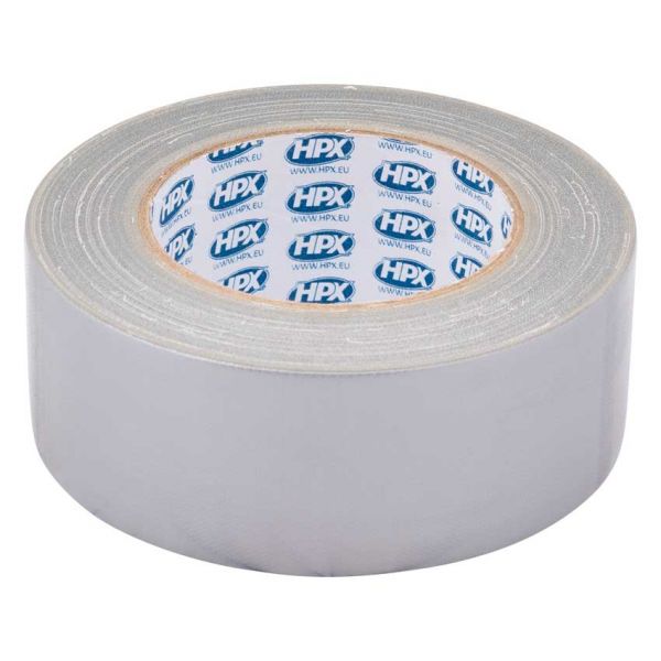 Hpx producten duct tape reparatietape grijs 48mm x 25m