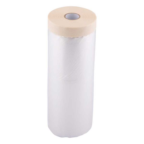 Hpx producten afdekfolie met afplakband easy mask film crepe 110cm x 33m