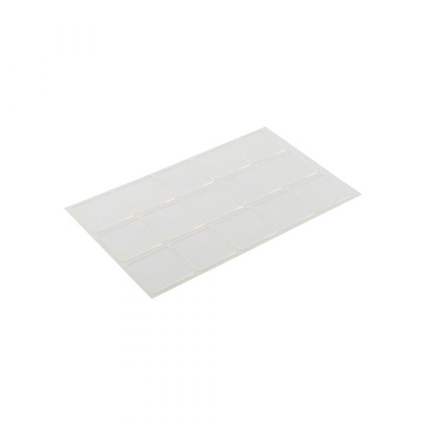 Hpx producten dubbelz verwijderbare transp pads 15 stuks 25mm x 25mm tr