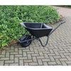 Kruiwagen kunststof zwarte bak 85 liter hq.