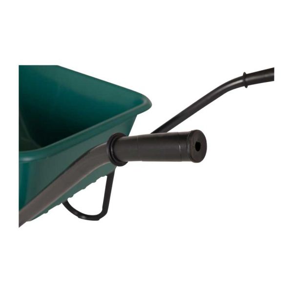 Kruiwagen kunststof groene bak 85 liter hq.