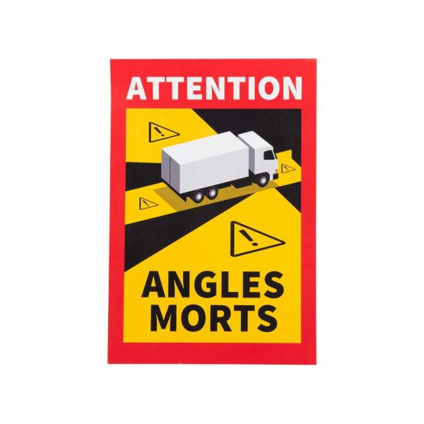 Dodehoek sticker angles morts