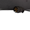 Verlichtingsbalk zwart 0.75 m.7-polig