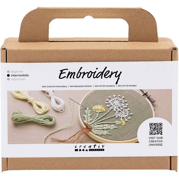 Creativ company http: www.cchobby.nl mini-hobbyset-borduurwerk-borduurframe-dusty-groen-1-doos