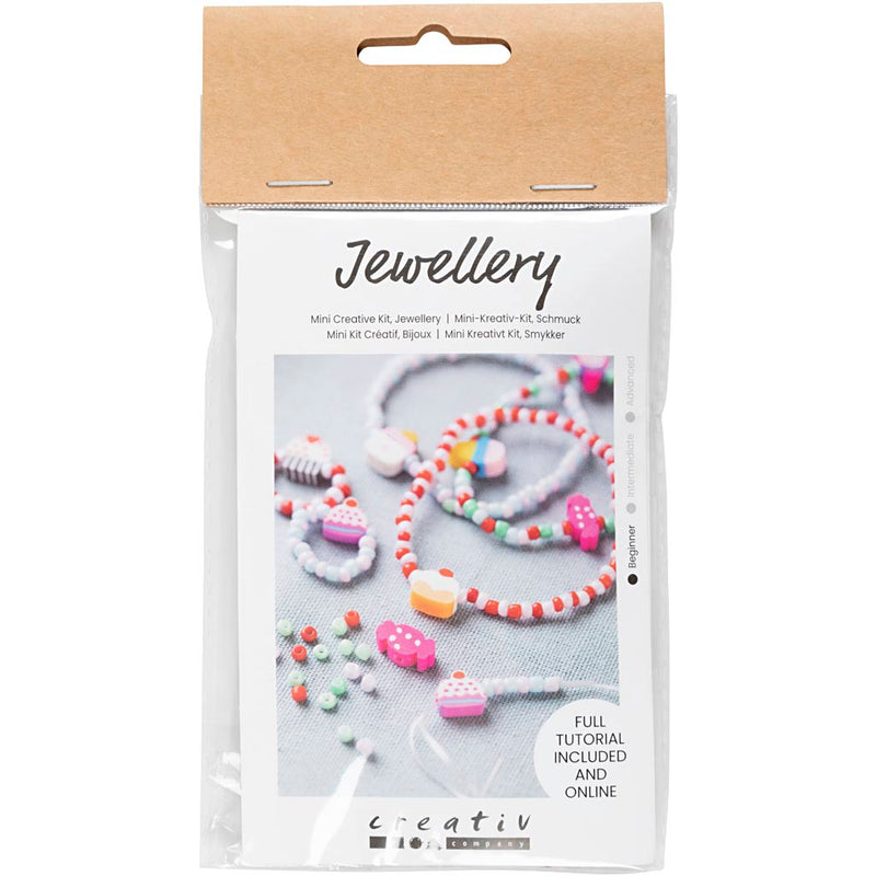Creativ company mini hobbyset sieraden elastische armband en ring