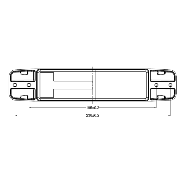 Ac hterlicht slimline 4 functies 12-24v led