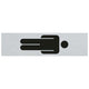 Bord alulook heren symbool staand - 165x44 mm zelfklevend.