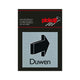 Bord alulook duwen - 80x80 mm zelfklevend.