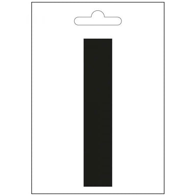 Nautic letter i zwart 100 mm.