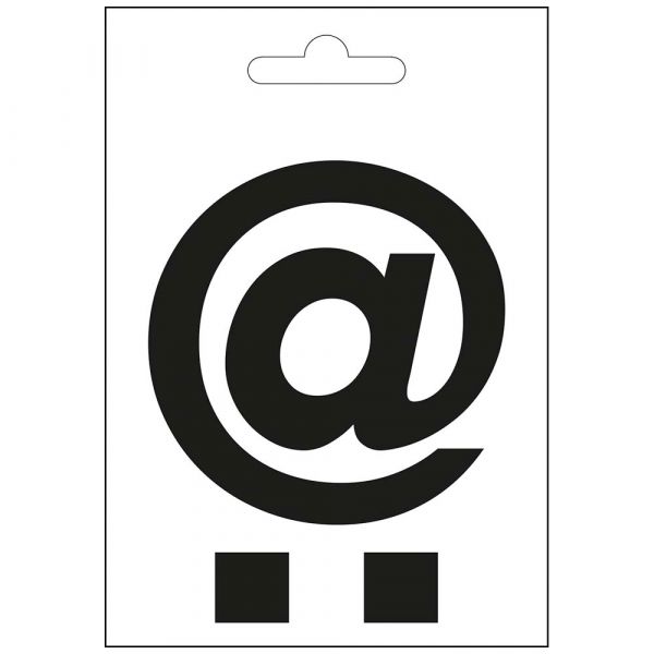 Nautic apestaartje zwart 100 mm.