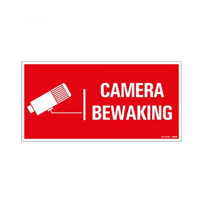 Bord camerabewaking - 150x300 mm.