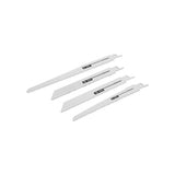 Reciprozagenset hout metaal 4 dlg. - afbeelding 1